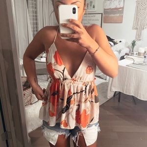 Express tank top - floral